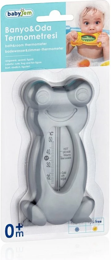Baby Jem Babyjem Kikker Grijs Badthermometer 381 4 Baby Jem Babyjem Kikker Grijs Badthermometer 381 - Afbeelding 2