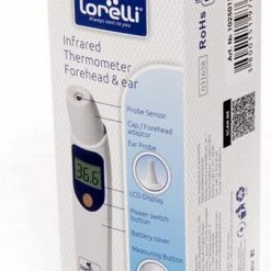 Lorelli Oor & Voorhoofd Infrarood Thermometer 1025012 0000 12 Lorelli Oor & Voorhoofd Infrarood Thermometer 1025012 0000 -Silvergear Shop 393x840