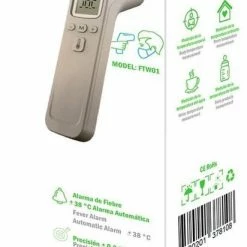 BREND Wueps Infrarood Digitale Thermometer Met LCD Display - Geschikt Voor Alle Leeftijden - Met Geheugen -Silvergear Shop 412x840 1