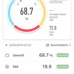 Merkloos Slimme Personenweegschaal - Weegschaal Met Lichaamsanalyse, Bluetooth En NL App - BMI - Vetpercentage En Meer - Zwart -Silvergear Shop 466x840 1