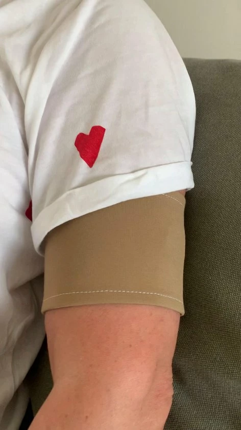 Maat 27-28 Cm - Bandje Om Je Diabetes Sensor Te Verfraaien En Beschermen - Licht Grijs - Isabelsunique 4 Maat 27-28 Cm - Bandje Om Je Diabetes Sensor Te Verfraaien En Beschermen - Licht Grijs - Isabelsunique - Afbeelding 2