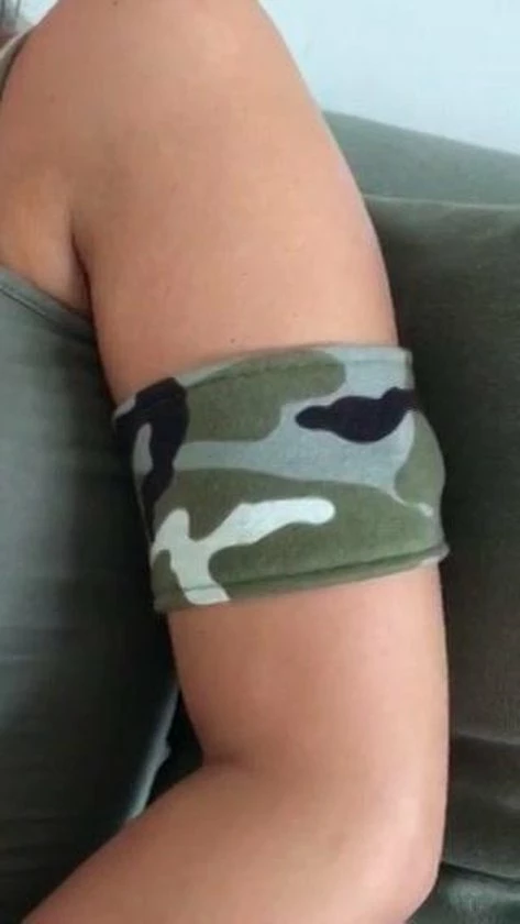 Maat 31-32 Cm - Zacht Bandje Om Je Diabetes Sensor Te Verfraaien En Beschermen - Jogging Army - Perfecte Elasticiteit - Isabelsunique 4 Maat 31-32 Cm - Zacht Bandje Om Je Diabetes Sensor Te Verfraaien En Beschermen - Jogging Army - Perfecte Elasticiteit - Isabelsunique - Afbeelding 2