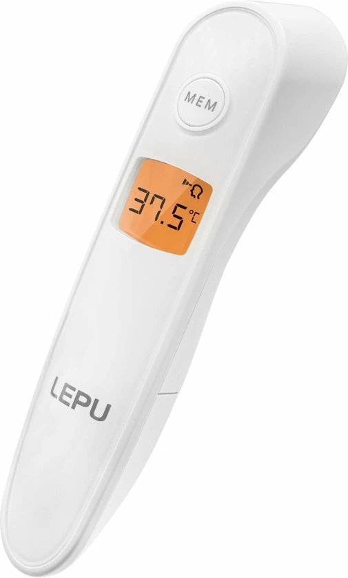 Lepu Infrarood Thermometer Voorhoofd - Koortsthermometer - Veilig - Volwassenen en Kind - Snel en Accuraat - Digitale Contactloze Thermometer - Meet Lichaamstemperatuur en Vloeistoffen LEPU Medical Lepu Infrarood Thermometer Voorhoofd - Koortsthermometer - Veilig - Volwassenen En Kind - Snel En Accuraat - Digitale Contactloze Thermometer - Meet Lichaamstemperatuur En Vloeistoffen -Silvergear Shop