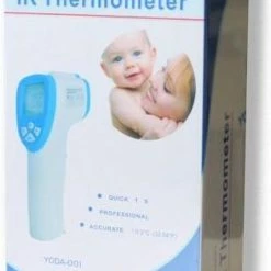 Contactloze Infrarood-koortsthermometer (T-168 / Yoda-001) -Silvergear Shop 517x840