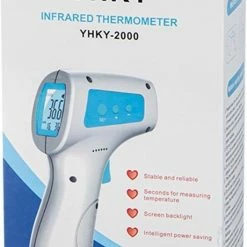 Contactloze Infraroodthermometer YHKY-2000, Voornamelijk Ontworpen Voor Het Meten Van De Lichaamstemperatuur -Silvergear Shop 528x840