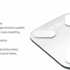 EKEO - Weegschaal Met Bluetooth En APP-functie - Wit 3 EKEO - Weegschaal Met Bluetooth En APP-functie - Wit -Silvergear Shop 550x252 1