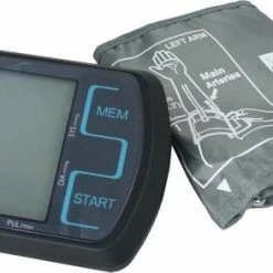 OBBOmed - Digitale Touch Screen Bloeddrukmeter - Om De Bovenarm - Met Groot Scherm - Gebruiksvriendelijk En Snel Meten - Incl. Waarschuwingssignalen - MM 4750 -Silvergear Shop 550x293 1
