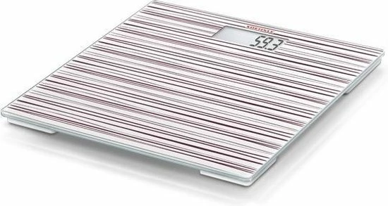 Soehnle 63840 3 Elektronisch Vierkant Rood, Wit 4 Soehnle 63840 3 Elektronisch Vierkant Rood, Wit - Afbeelding 2