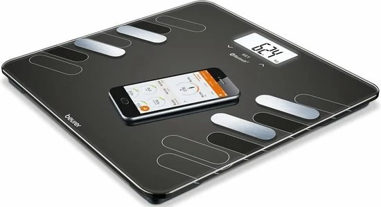 Beurer BF600 - Personenweegschaal Lichaamsanalyse - Bluetooth - 180kg - Zwart 17 Beurer BF600 - Personenweegschaal Lichaamsanalyse - Bluetooth - 180kg - Zwart - Afbeelding 15
