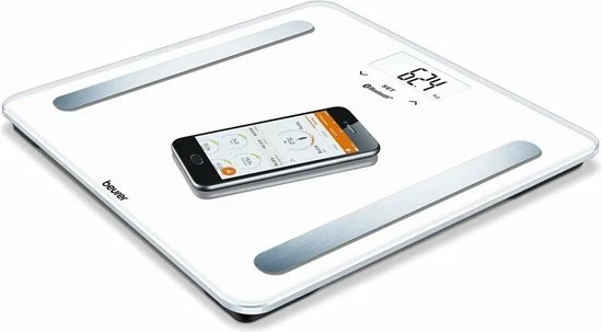 Beurer BF600 - Personenweegschaal lichaamsanalyse - Bluetooth - 180kg - Wit Beurer BF600 - Personenweegschaal Lichaamsanalyse - Bluetooth - 180kg - Wit -Silvergear Shop 550x303 1