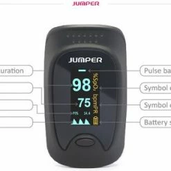 Jumper Medical Pulsoximeter HD OLED Met Opberghoes Koord En Batterijen - Zuurstofmeter - Saturatiemeter - Hartslagmeter Vinger 8 Jumper Medical Pulsoximeter HD OLED Met Opberghoes Koord En Batterijen - Zuurstofmeter - Saturatiemeter - Hartslagmeter Vinger -Silvergear Shop 550x304 2