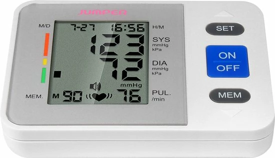 Jumper Digitale Bloeddrukmeter Bovenarm 7 Jumper Digitale Bloeddrukmeter Bovenarm - Afbeelding 5