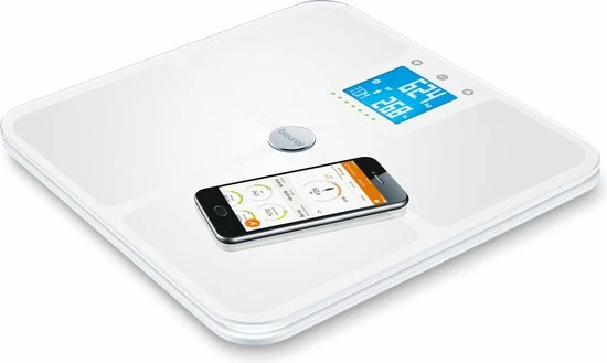 Beurer BF950 - Personenweegschaal Lichaamsanalyse - Bluetooth - 180kg - Wit 4 Beurer BF950 - Personenweegschaal Lichaamsanalyse - Bluetooth - 180kg - Wit - Afbeelding 2