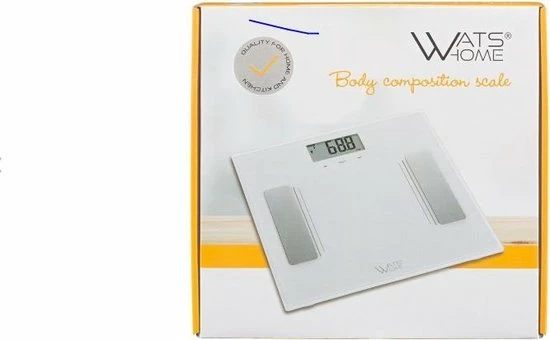 Whatshome Wats Home Lichaamsanalyse Weegschaal - Digitaal Modern Design Tot 180 Kg Gewicht 4 Whatshome Wats Home Lichaamsanalyse Weegschaal - Digitaal Modern Design Tot 180 Kg Gewicht - Afbeelding 2