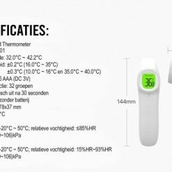 Setho Professionele Infrarood Thermometer Met Hoge Nauwkeurigheid ? Temperatuur Meter - Medisch ? Koorts - Voorhoofd/Lichaam/Oor ? Baby/Kinderen/Volwassenen ? Contactloos ? Digitaal ? Laser 13 Setho Professionele Infrarood Thermometer Met Hoge Nauwkeurigheid ? Temperatuur Meter - Medisch ? Koorts - Voorhoofd/Lichaam/Oor ? Baby/Kinderen/Volwassenen ? Contactloos ? Digitaal ? Laser -Silvergear Shop 550x343 3