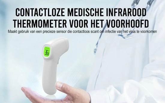 Setho Professionele Infrarood Thermometer Met Hoge Nauwkeurigheid ? Temperatuur Meter - Medisch ? Koorts - Voorhoofd/Lichaam/Oor ? Baby/Kinderen/Volwassenen ? Contactloos ? Digitaal ? Laser 5 Setho Professionele Infrarood Thermometer Met Hoge Nauwkeurigheid ? Temperatuur Meter - Medisch ? Koorts - Voorhoofd/Lichaam/Oor ? Baby/Kinderen/Volwassenen ? Contactloos ? Digitaal ? Laser - Afbeelding 3
