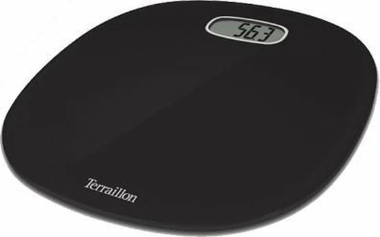 Terraillon Pop First Ovaal Zwart Elektronische Weegschaal 3 Terraillon Pop First Ovaal Zwart Elektronische Weegschaal