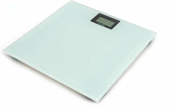 Omega OBSW Badkamerweegschaal - Wit - Veiligheidsglas - Tot 180 Kg 3 Omega OBSW Badkamerweegschaal - Wit - Veiligheidsglas - Tot 180 Kg
