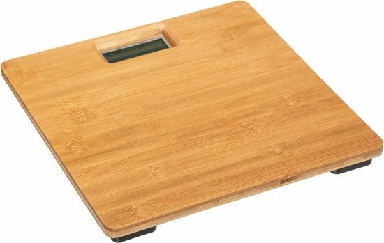 5ive Bamboo Weegschaal - Personenweegschaal - Wegen - Digitaal 28 X 28 Cm 3 5ive Bamboo Weegschaal - Personenweegschaal - Wegen - Digitaal 28 X 28 Cm