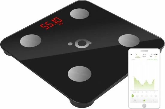 ACME SC103 - Slimme Personenweegschaal - Zwart 8 ACME SC103 - Slimme Personenweegschaal - Zwart - Afbeelding 6