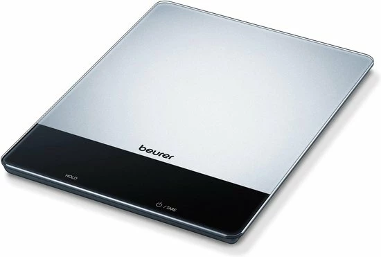Beurer KS34 - Keukenweegschaal XL - 15kg - Inclusief batterijen - RVS Beurer KS34 - Keukenweegschaal XL - 15kg - Inclusief Batterijen - RVS -Silvergear Shop 550x371 1