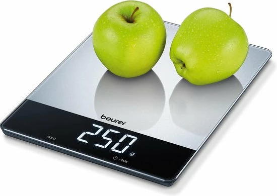Beurer KS34 - Keukenweegschaal XL - 15kg - Inclusief batterijen - RVS Beurer KS34 - Keukenweegschaal XL - 15kg - Inclusief Batterijen - RVS -Silvergear Shop 550x390 4
