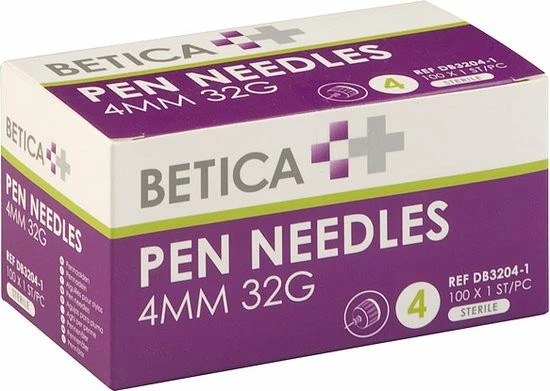 Betica Pennaalden - 4MM X 32G - 100 Stuks 3 Betica Pennaalden - 4MM X 32G - 100 Stuks