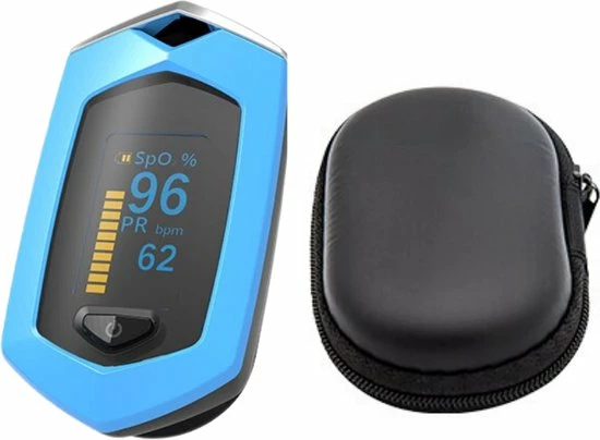 Merkloos Vitafa Zuurstofmeter - Oximeter - Saturatiemeter - Oximeter Verzadigingsmeter - Hartslagmeter - Pulsoximeter - Blauw 3 Merkloos Vitafa Zuurstofmeter - Oximeter - Saturatiemeter - Oximeter Verzadigingsmeter - Hartslagmeter - Pulsoximeter - Blauw