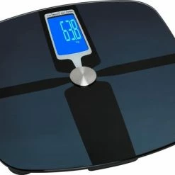 TFA Dostmann TFA Samba Personenweegschaal - Blauw/Zwart - Meet Lichaamsgewicht - Lichaamsvet -Lichaamsvocht - Spiermassa - Botmassa