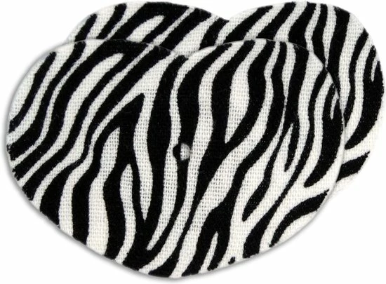 Merkloos Set Van 2 Fixeer Tapes / Pleisters / Stickers - Hart - Zebra - Geschikt Voor Freestyle Libre 2 Sensor 3 Merkloos Set Van 2 Fixeer Tapes / Pleisters / Stickers - Hart - Zebra - Geschikt Voor Freestyle Libre 2 Sensor