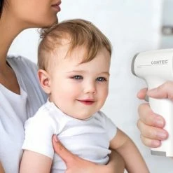 Contec Temz® Digitale Infrarood Koortsthermometer - Voorhoofd Thermometer - Warmtemeter - Thermometer Lichaam - Thermometer Voorhoofd - Koortsthermometer Voor Volwassenen - Baby Thermometer - Digitale Thermometer - Temperatuurmeter - Wit -Silvergear Shop 550x405 5