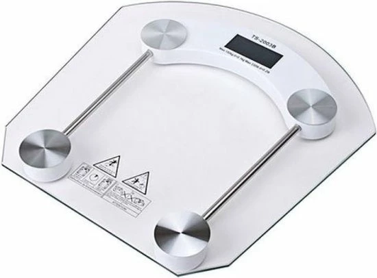 VERK GROUP - Elektronische weegschaal - Max. 180 kg - Glas VERK GROUP - Elektronische Weegschaal - Max. 180 Kg - Glas -Silvergear Shop 550x406 1