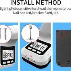 Defiance Merloos - Automatische Infrarood Thermometer Voor Ingangscontrole 12 Defiance Merloos - Automatische Infrarood Thermometer Voor Ingangscontrole -Silvergear Shop 550x407
