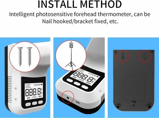 Defiance Merloos - Automatische Infrarood Thermometer Voor Ingangscontrole 6 Defiance Merloos - Automatische Infrarood Thermometer Voor Ingangscontrole - Afbeelding 4