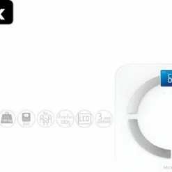 2x Medisana BS 430 Connect - Lichaamsanalyseweegschaal - Wit -Silvergear Shop 550x409