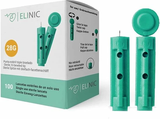 Merkloos 500 STUKS LANCETTEN 28G. 3 Merkloos 500 STUKS LANCETTEN 28G.