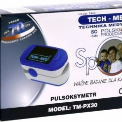 Tech-Med - TM-PX30 Pulsoximeter - Zwart OLED-display -Silvergear Shop 550x410