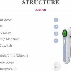 Jumper Medical Infrarood Voorhoofd- En Oorthermometer 14 Jumper Medical Infrarood Voorhoofd- En Oorthermometer -Silvergear Shop 550x411 1