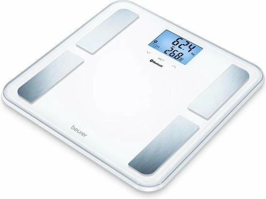 Beurer BF850 - Personenweegschaal Lichaamsanalyse - Bluetooth - 180kg - Wit 4 Beurer BF850 - Personenweegschaal Lichaamsanalyse - Bluetooth - 180kg - Wit - Afbeelding 2