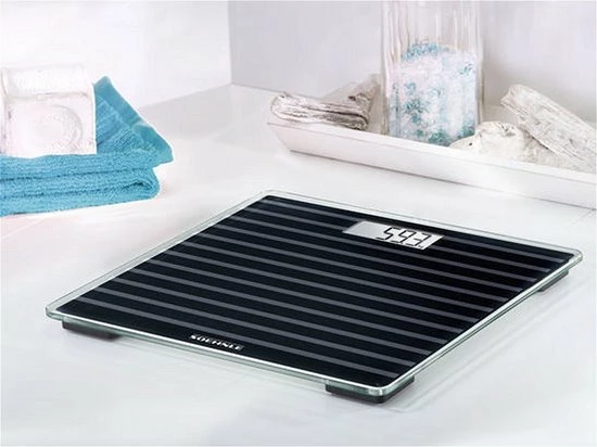 Soehnle 63874 Style Sense Compact 200 Digitale Personenweegschaal Zwart 4 Soehnle 63874 Style Sense Compact 200 Digitale Personenweegschaal Zwart - Afbeelding 2