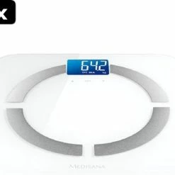 2x Medisana BS 430 Connect - Lichaamsanalyseweegschaal - Wit -Silvergear Shop 550x414 3