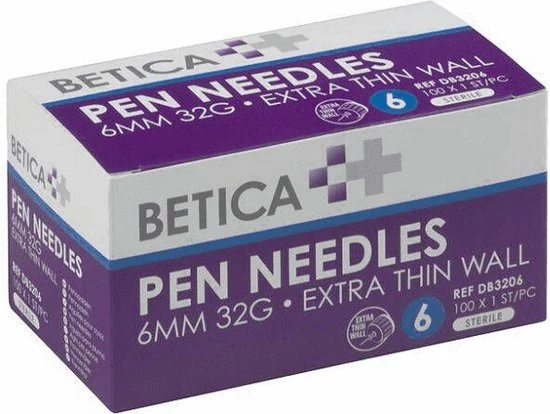 Betica Pennaalden - 6MM X 32G - 100 Stuks 3 Betica Pennaalden - 6MM X 32G - 100 Stuks
