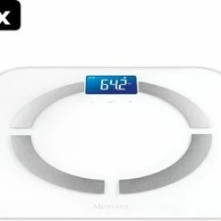 2x Medisana BS 430 Connect - Lichaamsanalyseweegschaal - Wit -Silvergear Shop 550x417