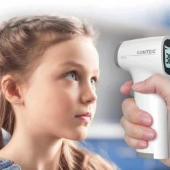 Contec Temz® Digitale Infrarood Koortsthermometer - Voorhoofd Thermometer - Warmtemeter - Thermometer Lichaam - Thermometer Voorhoofd - Koortsthermometer Voor Volwassenen - Baby Thermometer - Digitale Thermometer - Temperatuurmeter - Wit -Silvergear Shop 550x420 4