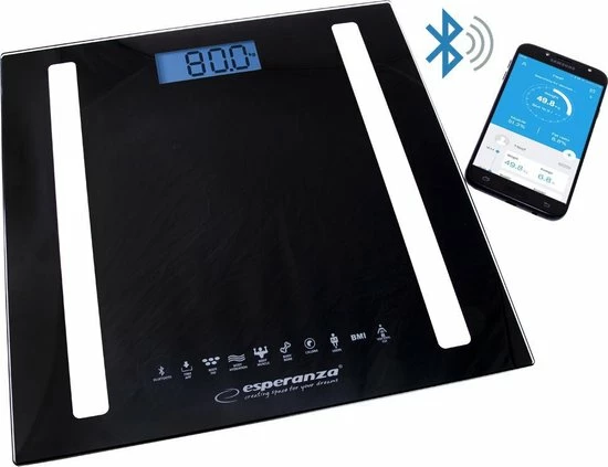 Esperanza Weegschaal B.Fit | Bluetooth | 8-in-1 6 Esperanza Weegschaal B.Fit | Bluetooth | 8-in-1 - Afbeelding 4