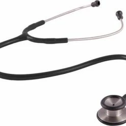 Hospitrix Clinical Dual Head Stethoscoop Zwart - Dubbelzijdig - Medisch - Roestvrij Stalen