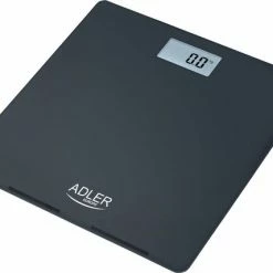 Adler Top Choice - Personenweegschaal - Elektrisch - Zwart/graniet - 150 Kg