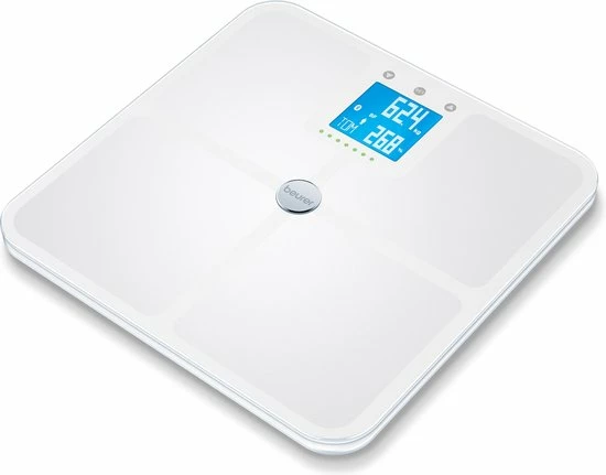 Beurer BF950 - Personenweegschaal Lichaamsanalyse - Bluetooth - 180kg - Wit 11 Beurer BF950 - Personenweegschaal Lichaamsanalyse - Bluetooth - 180kg - Wit - Afbeelding 9