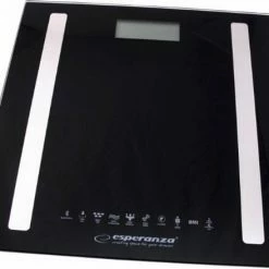 Esperanza EBS016K Weegschaal Elektronische Weegschaal Vierkant Zwart