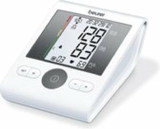 Beurer BM28 ONPACK- Bloeddrukmeter bovenarm - Hartritmestroornis herkenning + Adapter Beurer BM28 ONPACK- Bloeddrukmeter Bovenarm - Hartritmestroornis Herkenning + Adapter -Silvergear Shop 550x445 3